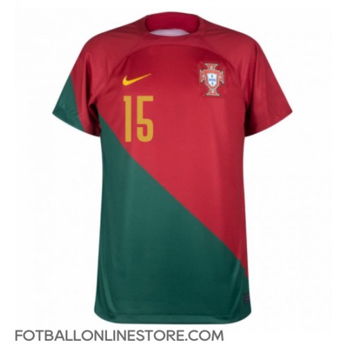 Billige Portugal Rafael Leao #15 Hjemmetrøye VM 2022 Kortermet